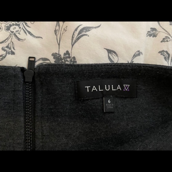 Aritzia Talula body con mini skirt Dark Grey - Picture 2 of 4